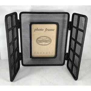 Shengyi Rustic Black Metal Folding Picture Frame